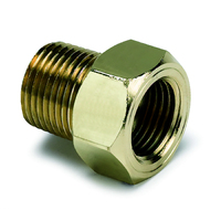 Brass Adaptor Fitting for Mech. Temp. Gauge (3/8" NPT Male)