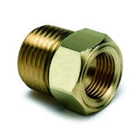 Brass Adaptor Fitting For Mech.Temp. Gauge (1/2" NPT Male)