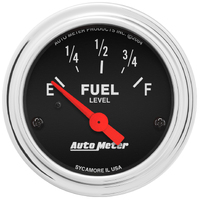 Tradtional Chrome 2-1/16" SSE Fuel Level Gauge w/ Air-core for GM (0-90 Ω)