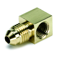 Brass Adaptor Fitting 90 ° (1/8" NPTF Female To -4An Male)