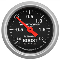 Mech Sport Comp 2-1/16" Mechanical Boost/Vacuum Gauge (-1/+2 Bar)