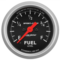 Sport-Comp 2-1/16" Stepper Motor Programmable Fuel Level Gauge (0-280Ω)