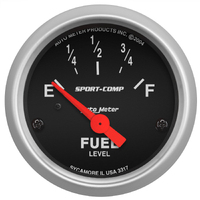 Sport-Comp 2-1/16" SSE Fuel Level Gauge w/ Air-Core (0-30 Ω)