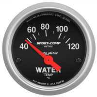 Sport-Comp 2-1/16" Water Temperature Gauge w/ Air-Core (40-120 °C)