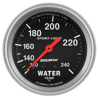 Sport-Comp 2-5/8" Mechanical Water Temperature Gauge (120-240 °F)