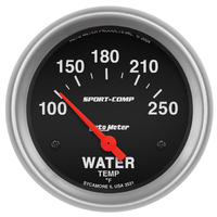 Sport-Comp 2-5/8" Water Temperature Gauge w/ Air-Core (100-250 °F)