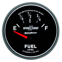 Sport-Comp II 2-1/16" SSE Fuel Level Gauge w/ Air-Core (240-33Ω)