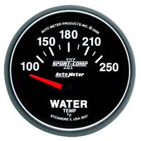 Sport-Comp II 2-1/16" Water Temperature Gauge w/ Air Core (100-250 °F)