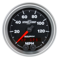 Sport-Comp II 3-3/8" GPS Speedometer (0-140 MPH)