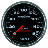 Sport-Comp II 5" Electric Speedometer (0-160 MPH)