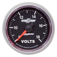 Sport-Comp II 2-1/16" Digital Stepper Motor Voltmeter (8-18V)