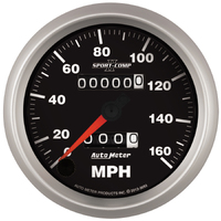 Sport-Comp II 3-3/8" Mechanical Speedometer (0-160 MPH)