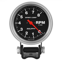 Sport-Comp 2-5/8" Pedestal Tachometer (0-8,000 RPM)