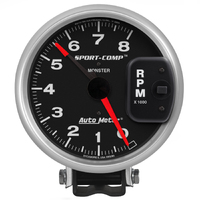 Sport-Comp 5" Pedestal Tachometer w/ Shift Light (0-8,000 RPM)