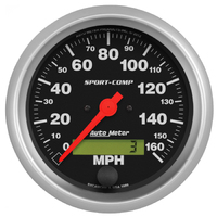 Sport-Comp 3-3/8" Electric Speedometer (0-160 MPH)