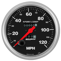 Sport-Comp 5" Mechanical Speedometer (0-120 MPH) 