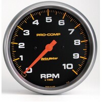 Pro-Comp 5" In-Dash Tachometer (0-10,000 RPM)