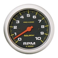 Pro-Comp 3-3/8" In-Dash Tachometer (0-10,000 RPM)