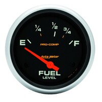 Pro-Comp 2-5/8" Fuel Level Gauge w/ Air-Core (73-10Ω)