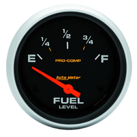 Pro-Comp 2-5/8" SSE Fuel Level Gauge w/ Air-Core (240-33 Ω)