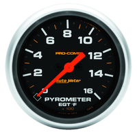 Pro-Comp 2-5/8" Stepper Motor Pyrometer Gauge (0-1600 °F)