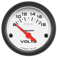 Phantom 2-1/16" Voltmeter w/ Air-Core (8-18V)