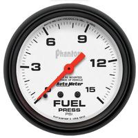 Phantom 2-5/8" Mechanical Fuel Pressure Gauge (0-15 PSI)