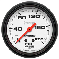 Phantom 2-5/8" Mechanical Oil Pressure Gauge (0-200 PSI)