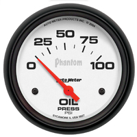 Phantom 2-5/8" Oil Pressure Gauge w/ Air-Core (0-100 PSI)