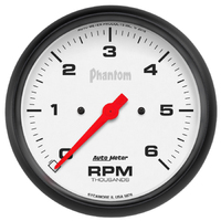 Phantom 5" In-Dash Tachometer (0-6,000 RPM)