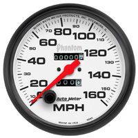 Phantom 5" Mechanical Speedometer (0-160 MPH)