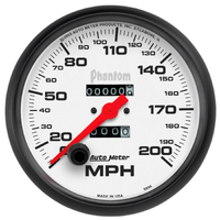 Phantom 5" Mechanical Speedometer (0-200 MPH)