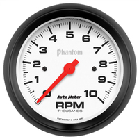 Phantom 3-3/8" In-Dash Tachometer (0-10,000 RPM)