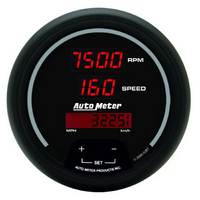 Sport-Comp 3-3/8" Digital Electric Tachometer/Speedometer Combo (8K RPM/260 MPH)