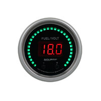 Sport-Comp Elite Digital 2-1/16" Two Channel Fuel Level/Voltmeter Gauge (0-100%/8-18V)