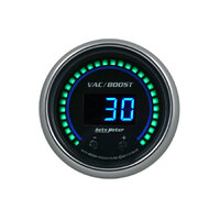 Cobalt Elite Digital 2-1/16" Two Channel Vac/Boost/Fluid Pressure Gauge w/ Selectable Scale PSI/Bar