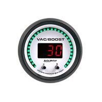 Phantom Elite Digital 2-1/16" Two Channel Vac/Boost/Fluid Pressure Gauge w/ Selectable Scale PSI/Bar