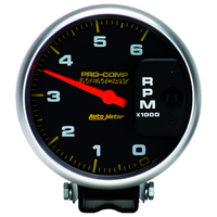 Pro-Comp 5" Pedestal Tachometer w/Peak Memory (0-6,000 RPM Diesel)