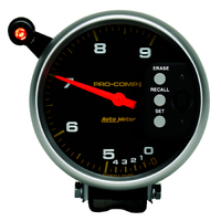 Pro-Comp 5" Pedestal Dual Range Tachometer w/ Quick Lite & Peak Memory (0-9000 RPM)