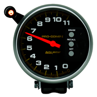 Pro-Comp 5" Pedastal Tachometer w/ Quick Lite & Peak Memory (0-11,000 RPM)