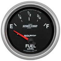 Sport-Comp II 2-5/8" SSE Fuel Level Gauge w/ Air-Core (240-33 Ω)