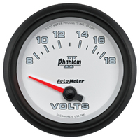 Phantom II 2-5/8" Voltmeter w/ Air-Core (8-18V)