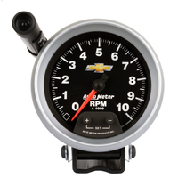 GM Black 3-3/4" Pedestal Tachometer (0-10,000 RPM)