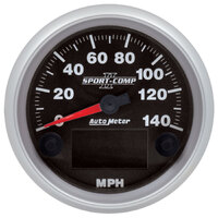 Sport-Comp II 3 3/8" Fitech ICAN Speedometer (140MPH)