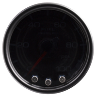 Spek-Pro 2-1/16" Stepper Motor Fuel Pressure Gauge (0-100 PSI) Black Dial, Black Bezel, Smoked Lens