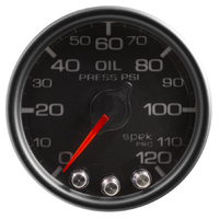 Spek-Pro 2-1/16" Stepper Motor Oil Pressure Gauge (0-120 PSI)