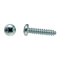 #8 X 3/4" Pan Head Self Tapping Screw - Silver Zinc