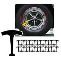 14" & 15" Magnum 500 Wheel Stencil Kit (Includes 30 Paint Masks)