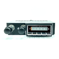 1971-74 Dodge/Plymouth B-Body Carbide-Series Bluetooth AM/FM Radio Assembly - Black Face, Chrome Push Puttons