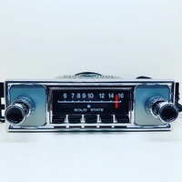 1965-66 Chrysler Valiant VC Carbide-Series Bluetooth Radio Assembly - Black Push Puttons